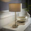 Cifuentes Black Fabric Drum Lamp Shade Matte Black Bobbin Bobble Table Lamp and Bulb-353296257-353296315-353296318