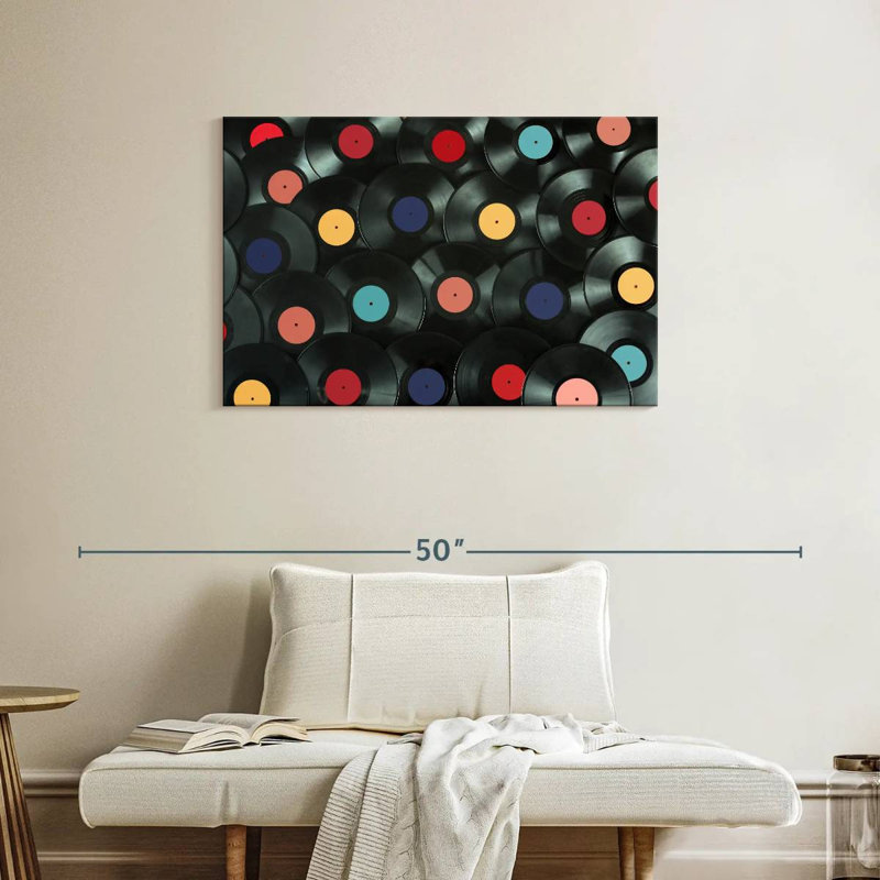 Abarca Vinyl Records Collection, 24" H x 36" W