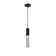 Lacey 1 Smart LED Pendant RGB/TW Starfish Enabled Matte Black with K9 Bubble Crystal