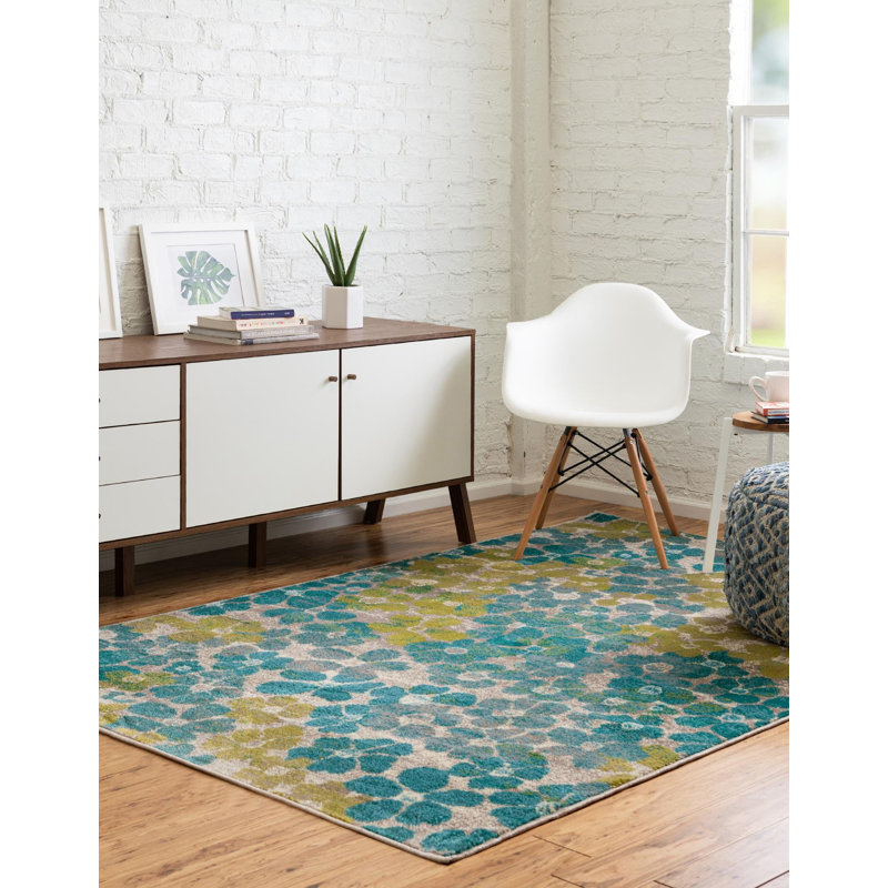 Analiese Floral Indoor Rug, Rectangle 7'10" x 10'