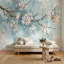 Décoration murale cerisier floral amovible-931317015-931317008