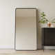 Sabine Metal Rounded Rectangle Floor Mirror
