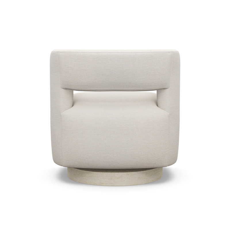 Crystle Swivel Barrel Chair, Sandstone, 5246-99