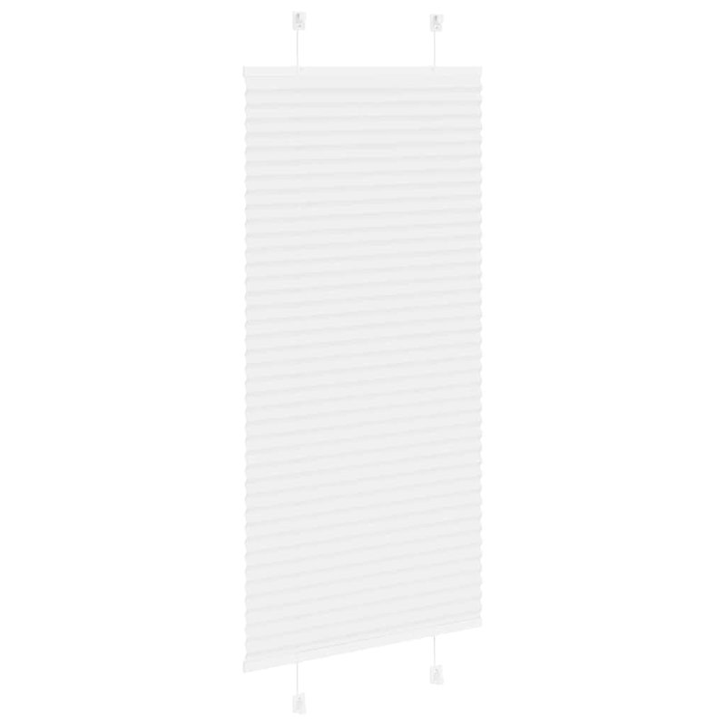 Room Darkening Pleated Shade, 65cmW x 100cmL, White