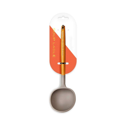 Acacia Wood Silicone Soup Ladle