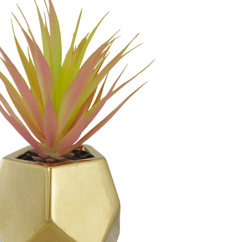 8'' Faux Plant in Ceramic Pot