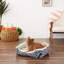 Geometric Polyester Pet Bed