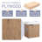 19'' Single Bathroom Vanity with Ceramic Top