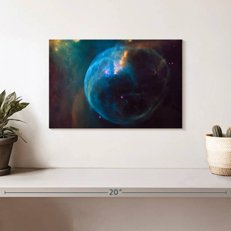 Oberle Bubble Nebula, 8" H x 12" W