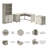 Egils 3 Piece Writing Desk Office Set-2073783832