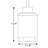 Nash 1 - Light Brushed Nickel Single Pendant