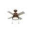 Ventilateur de plafond standard à 4 pales de 36 po avec ensemble d'éclairage inclus Loki-90709066