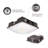 200-Watt Equivalent Integrated LED Canopy Light 3100-8700 Lumens 120-277V Adjustable CCT Dimmable