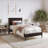 Amandah Low Profile Solid Wood Panel Bed-1063239665-1063239672