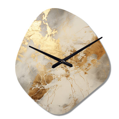 Horloge murale asymétrique en métal Gatica