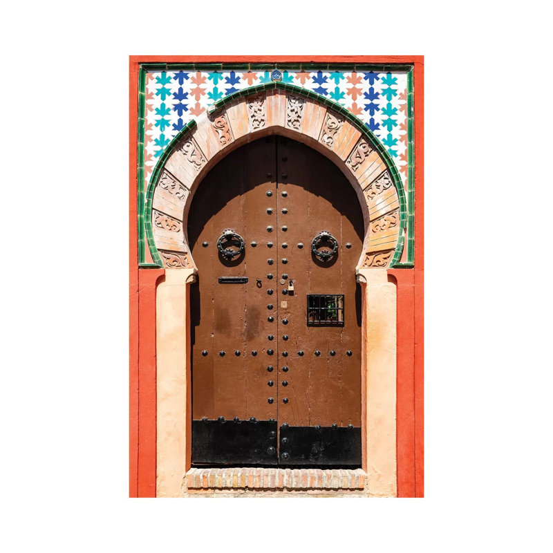 «Arab Door» par Philippe Hugonnard - reproduction de photo sur toile tendue, H 12 po x l 8 po x P 0,75 po