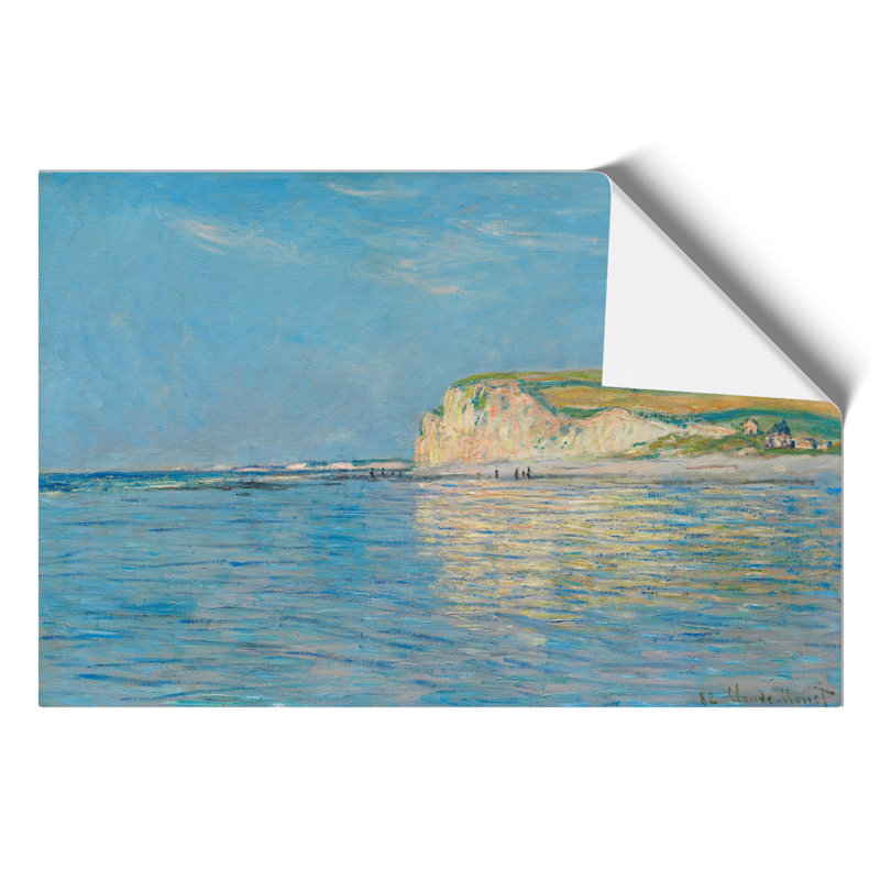 Low Tide at Pourville by Claude Monet - Unframed Painting, 42cm H x 59cm W x 0.1cm D