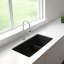 Precis SILGRANIT 33" L x 18" W Double Bowl Undermount Kitchen Sink with Low Divide-34379690