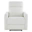 Fauteuil inclinable électrique en cuir véritable Leena-111720662
