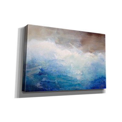 Ombre bleue - reproduction sur toile tendue