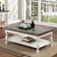 Table basse à 4 pieds avec rangement Cisbrough