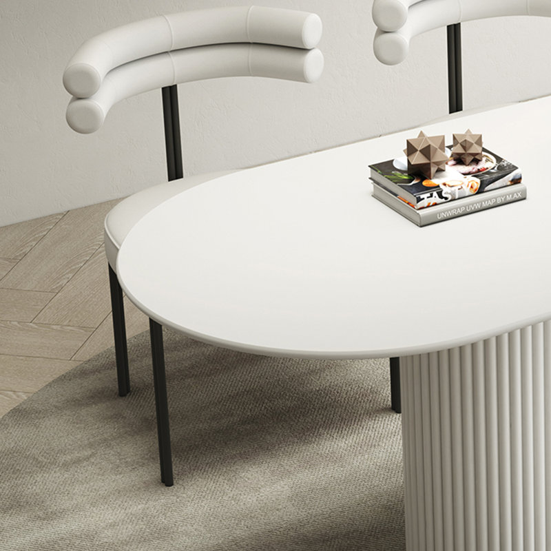 Ensemble de table de salle à manger moderne de style nordique, H 29,5 po x L 55,1 po x l 31,5 po