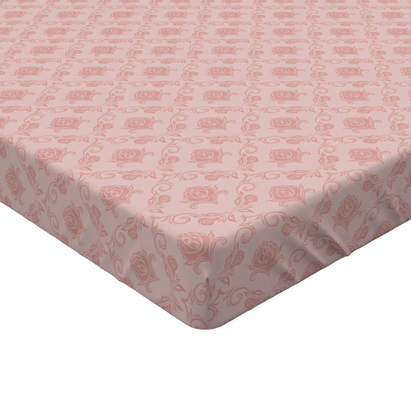 Microfiber Floral Fitted Sheet, Queen Fitted Sheet