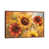 Classic Brown Wood Framed Canvas