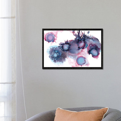 Purple Sea Urchins by LouLouArtStudio - Print on Canvas