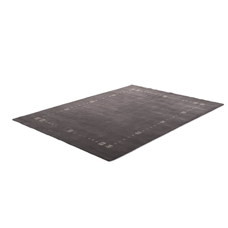 Tofino Geometric Wool Hand Woven Area Rug, Rectangular 70 x 140 cm
