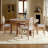 Maximili 5-Piece Extendable Dining Set with Oval Table & Rattan Back Chairs-115283130