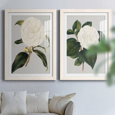 Camellia Japonica I - ensemble de 2 reproductions d'impressions