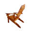 Chaise Adirondack d'extérieur ou d'intérieur en bois, pliable, chêne
