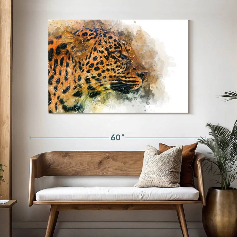 Brampt Wild Cat, 32" H x 48" W