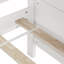 Lit de jour simple en bois de pin avec deux tiroirs de rangement-431875502