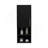Medicine Single Door Cabinet 31"H, Two External Shelves, Two Interior Shelves, Black-1396723059