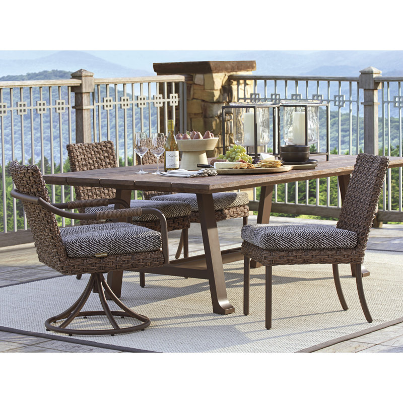 Kilimanjaro Swivel Patio Dining Armchair with Cushion