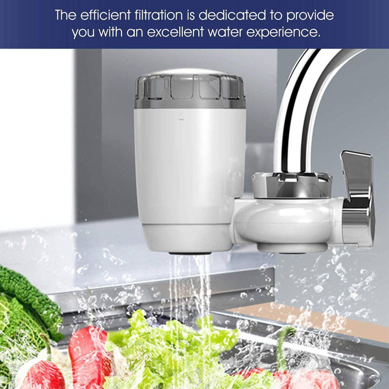 WBM Home Faucet Filter, Highly Efficient Filtration Performance, Reduces Lead, Water Purifier