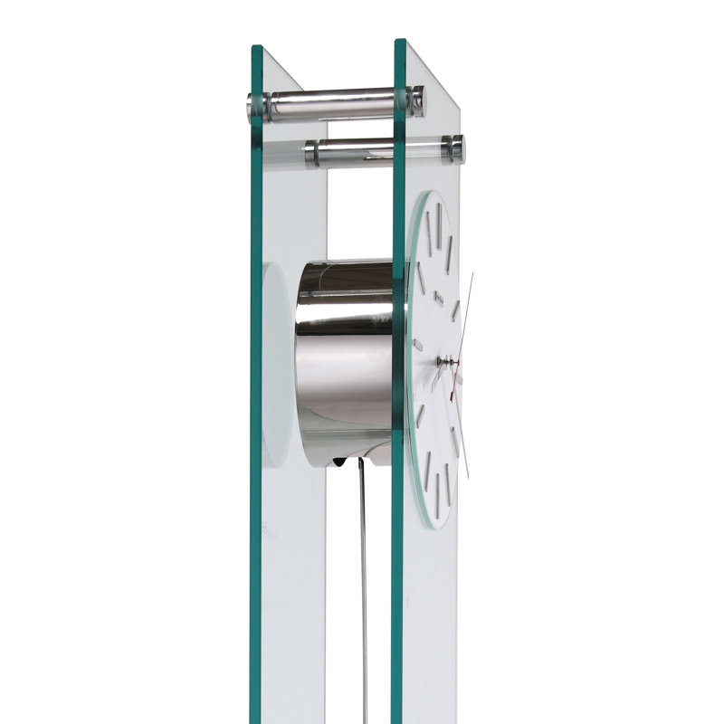 Echo II 78'' Glass Floor Clock