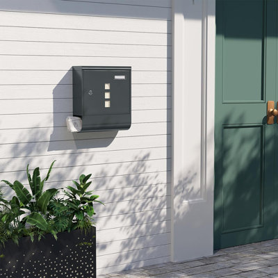 Carvin Metal Wall Mounted Post Box