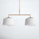 Eagleton 2 Light Dimmable Pendant