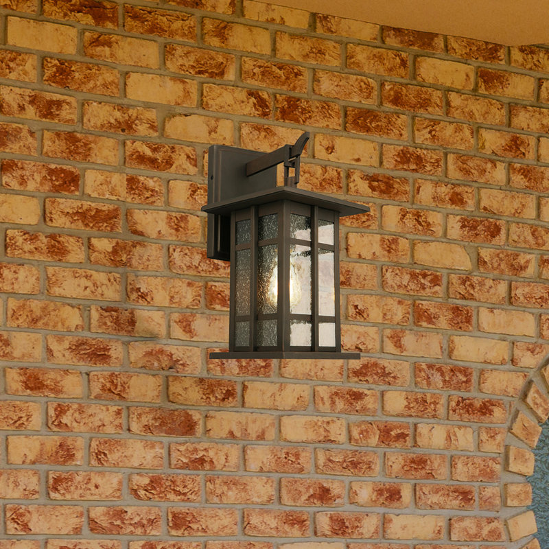 Lanterne murale d'extérieur Laurenske, H 15,75 po x l 8,62 po x P 9,61 po