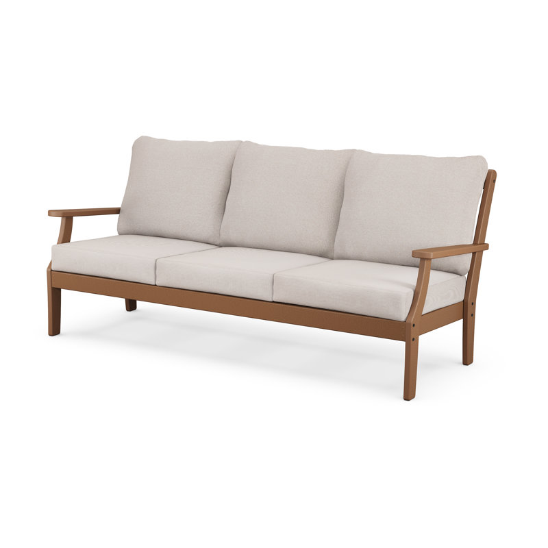 Yacht Club Deep Seating Sofa, Tree House, Dune Burlap Revolution®