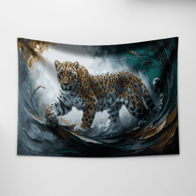 Wildlife Clouded Leopard Wall Tapestry