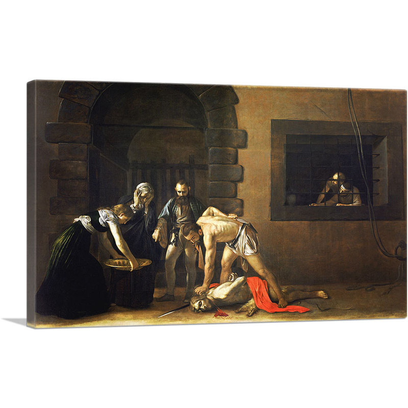 L'incrédulité de Saint-Thomas de 1601 - reproduction, H 26 po x l 40 po x P 0,75 po