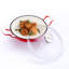 Mini wok en fonte émaillée Lava avec couvercle en verre tendance-65693202