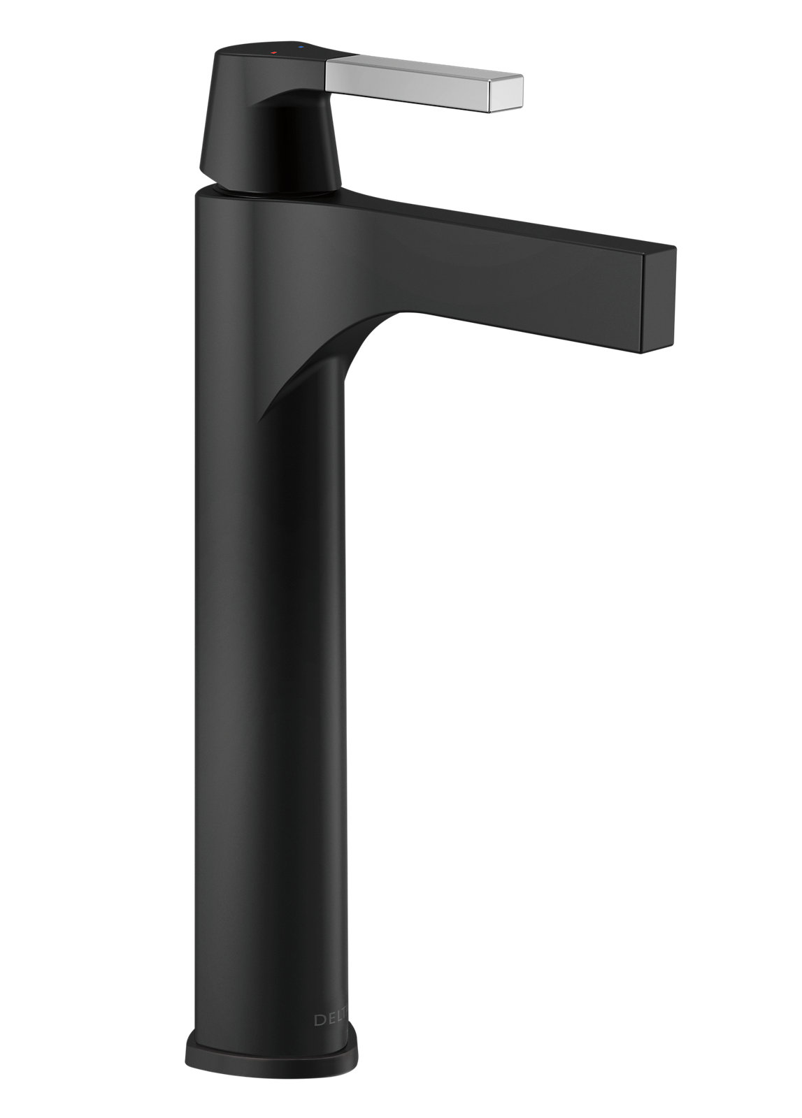Zura Single-Hole Faucet with Diamond Seal, Chrome/Matte Black