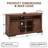 TV Stand For Tvs Up To 65" With 2 Sliding Barn Doors-994551924