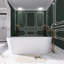 Baignoire de trempage autoportante 66,93 po x 31,5 po
