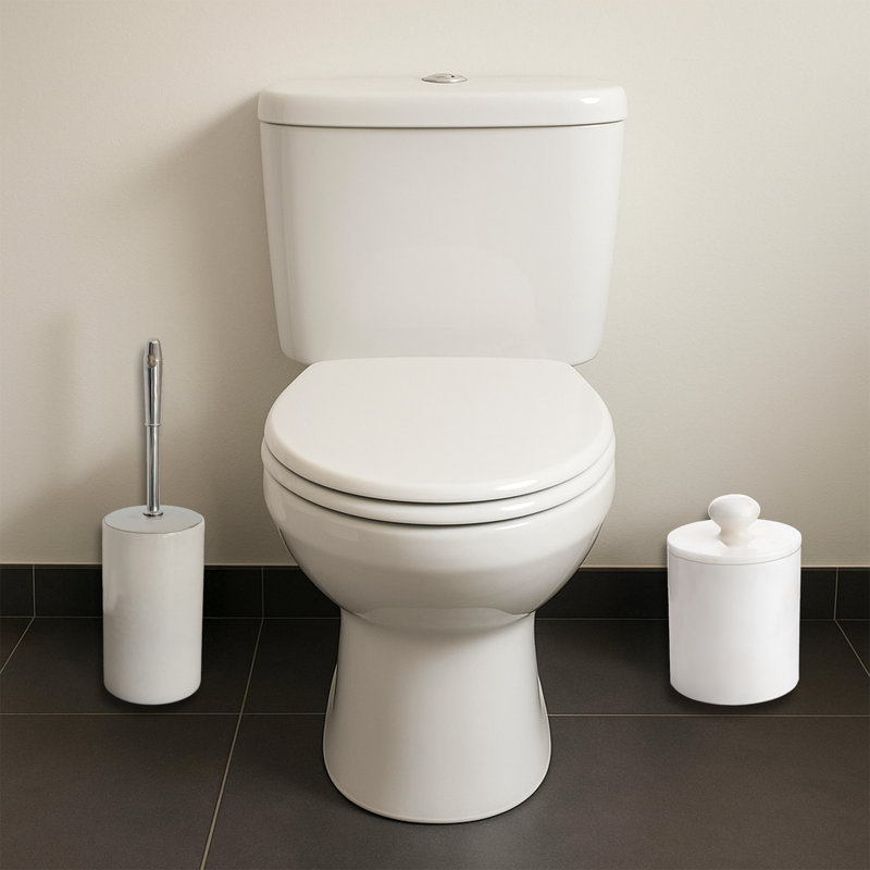 Ensemble de salle de bain 2 pièces 100% marbre, Blanc